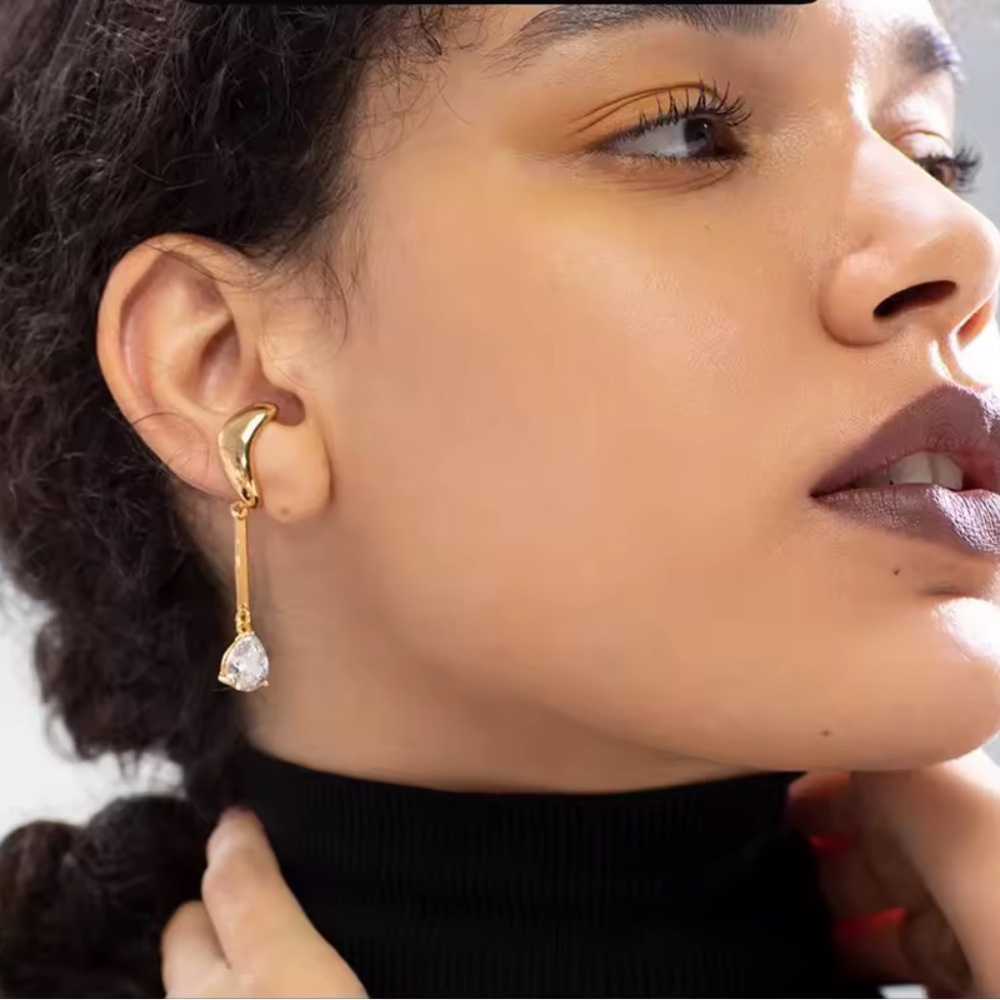 Gold Tone Ear Cuffs